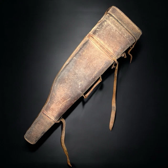 France - accessoire - fusil de chasse en cuir foudral
