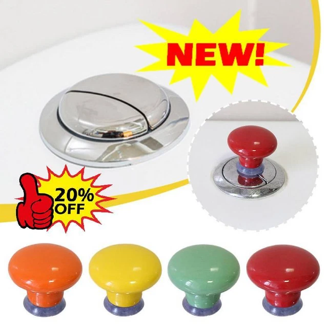 "Pulsante rotondo WC universale doppio pulsante sostituzione pulsante scarico WC""