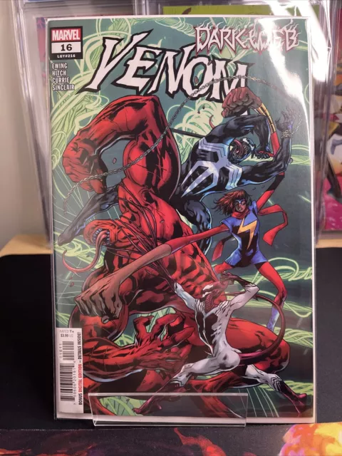 Venom #16 (2023) Marvel Comic Book Hitch Cover A Main Dark Web