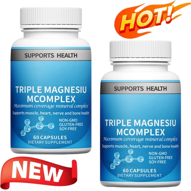 MAGNESIUM 700MG CAPSULES, Calm Mind,Relief Stress,Stave Off Anxiety