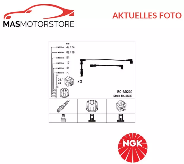 Zündleitungssatz Zündkabel Ngk 44339 P Für Audi A6 C4,100 C4,4A2,4A5