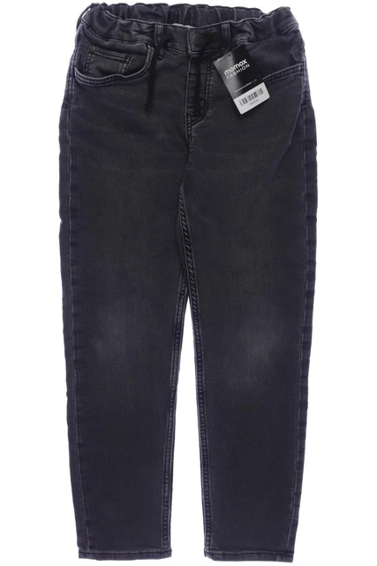 H&M jeans ragazzi pantaloni denim taglia EU 140 elastan cotone grigio #0tb60qx