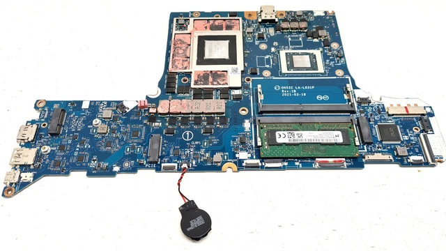 ACER NITRO 5 AN515-57-73PW Laptop Motherboard NBQBR11002 8GB RAM Ryzen ...