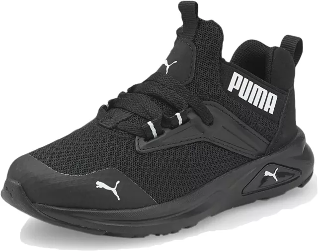 Scarpe Puma Enzo 2 refresh bambino sportiva ginnastica nero palestra sport nuovo