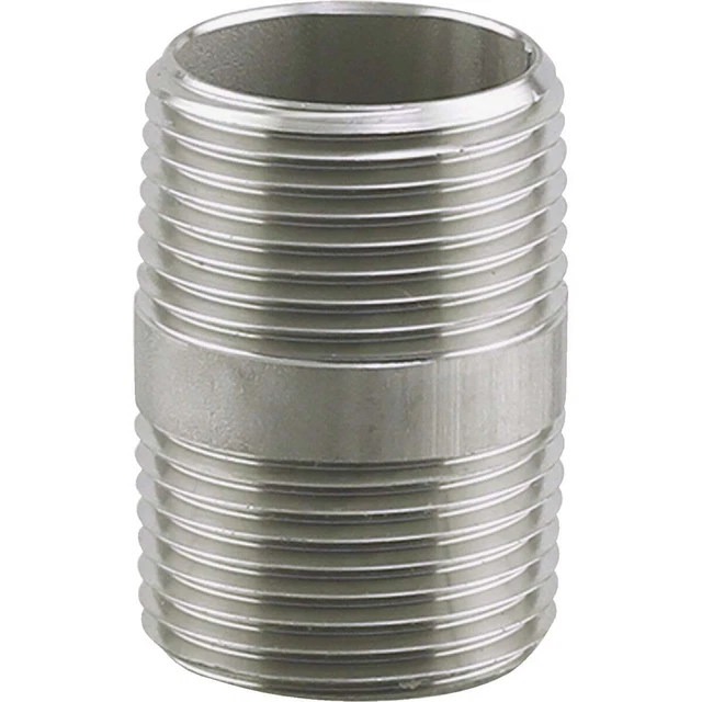 PLUMB-EEZE 1/4 In. MIP x 3 In. Stainless Steel Nipple U2-SSN-0230 PLUMB-EEZE