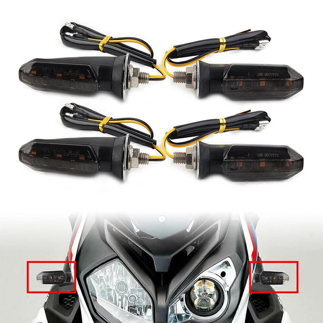 Indicatore Segnale Giro Giro LED Moto Universale Frecce Ambra