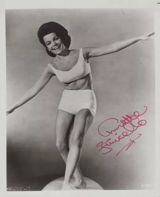 Annette Funicello signed 8x10 photo JSA vintage