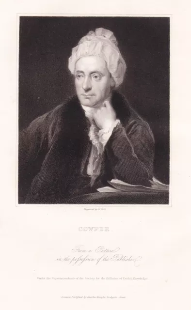 William - Cowper 1st Earl English Politician Lord High Chancellor Portrait 1835