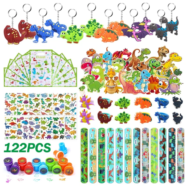 XINRANFF 122PCS Kit Anniversaire Dinosaure Cadeau Dinosaure Pinata Anniversai...