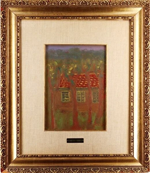 FRANCESCO CHIANESE (S. Ilario dello Ionio 1935) QUADRO Dipinto OLIO su Masonite