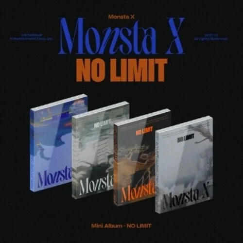 Monsta X - No Limit (incl. 96pg Photobook, Photocard, Sticker + Folded Poster) [