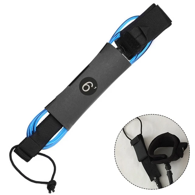 Baxnore Laisse De Surf 6 Pieds 5,5 Mm En TPU Anti-Enchevêtrement - Laisse De Cheville Robuste Pour Shortboard Et Longboard