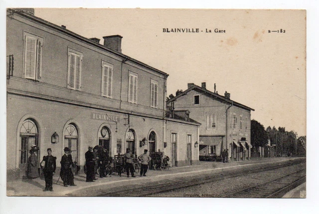 BLAINVILLE  Meurthe et moselle CPA 54 vue interieure des quais de la gare