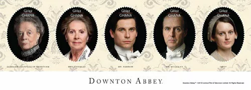 Ghana 2015 - Downton Abbey Sheet of Five - MNH