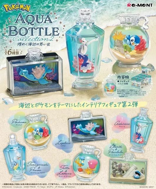 Re-Ment Rement Miniature Pokemon Aqua Bottle Collection Part 2 Terrarium Set