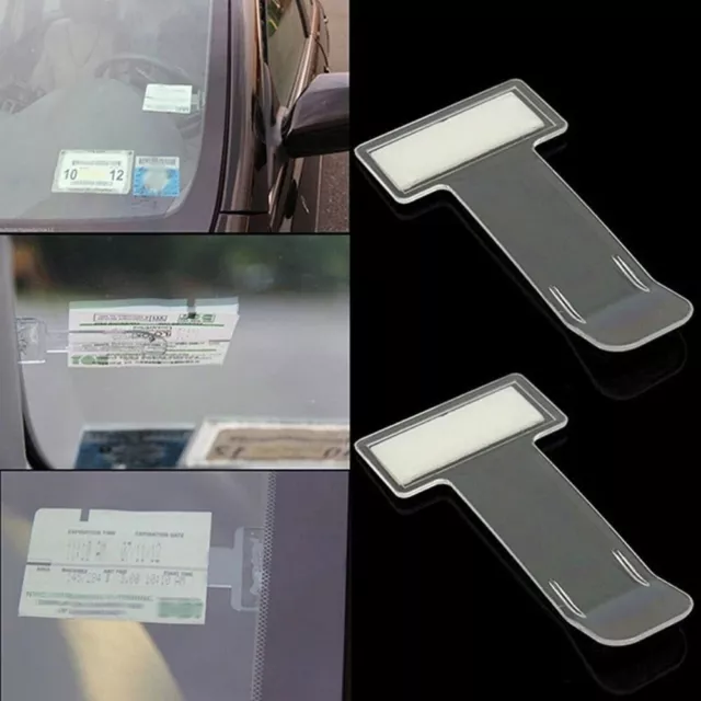 Car Parking Ticket Clip Fastener Permit Card Bill Holder Car Window Windscreen