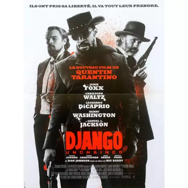 DJANGO UNCHAINED Affiche de film 40x54 - 2012 - Quentin Tarantino