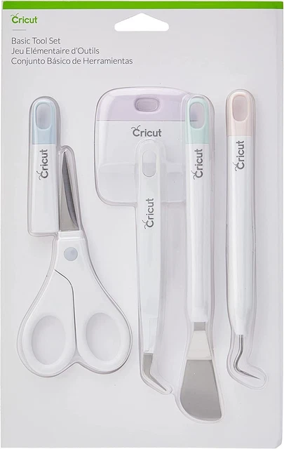 Neu Cricut Basic Werkzeug Set - 5 Stück Pastellfarbe