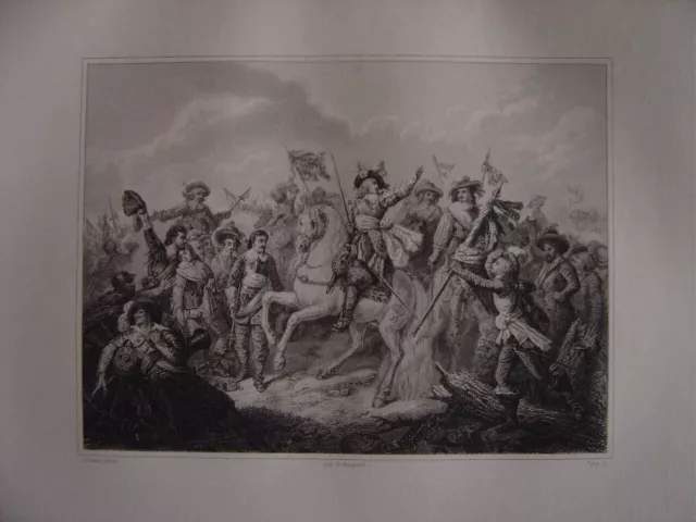 Grande gravure de la Bataille de ROCROI