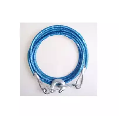 Corda di trazione filo d'acciaio 12 piedi (3,7 m) auto 10 mm, rimorchio resistente