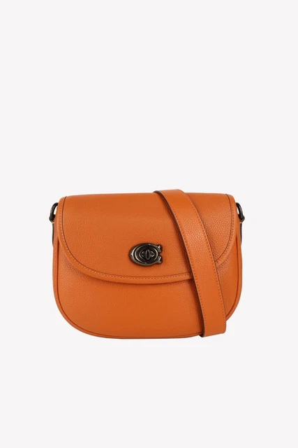 Coach Sac en Bandoulière Femmes Braun Sac à Bandoulière Sac Cuir
