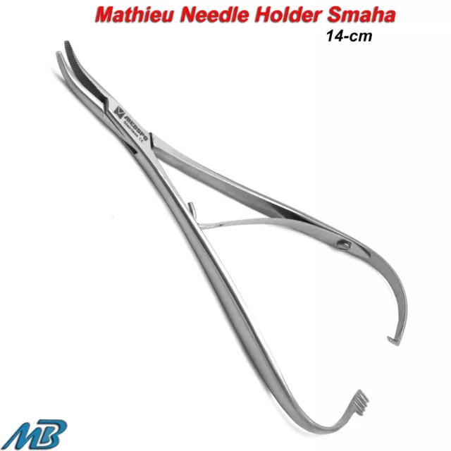 Mathieu Dental Needle Holder Smaha Curved Orthodontic Ligature Tying Forceps New