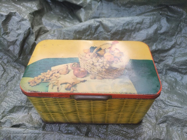 Scatola in Latta Pubblicitaria Vintage LIEVITO BERTOLINI  Anni '50/60