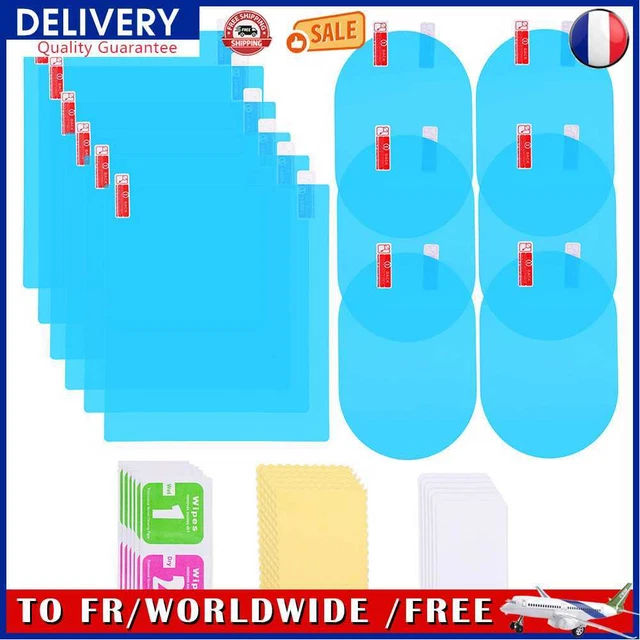 12x Rainproof Anti-glare Car Stickers Protective Film for Rearview Mirror Window