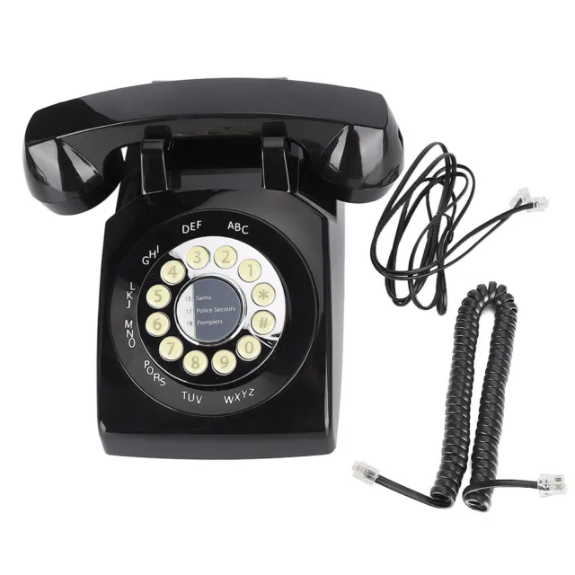 Wired Desktop Telephone Multi-Shape Landline Answer Call Machine For Home Gi REL