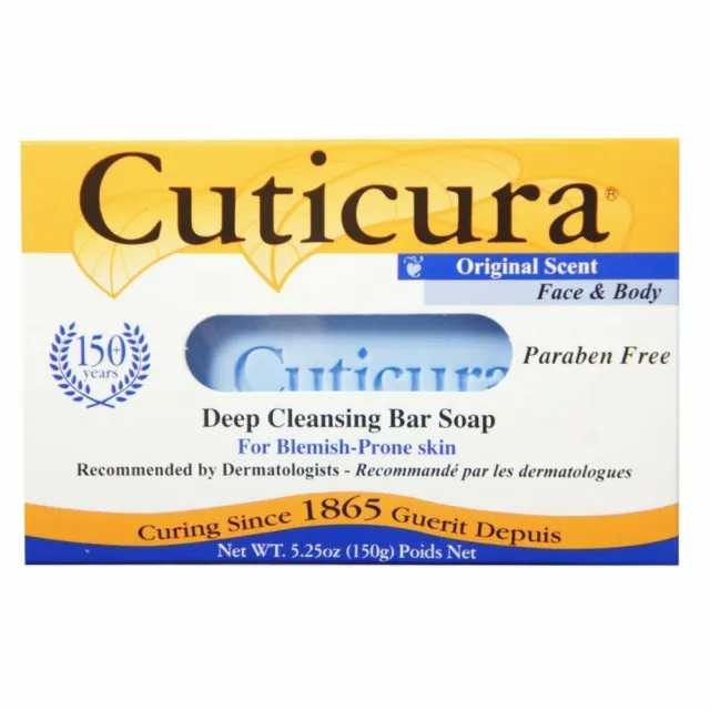 Cuticura Anti-bacterial Medicated Soap Original Formula 5.25 oz Bar