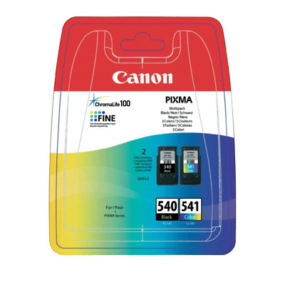 Canon Cartucce Inkjet MultiPack PG-540,CL-541 Originali Nero + Tri-Colore