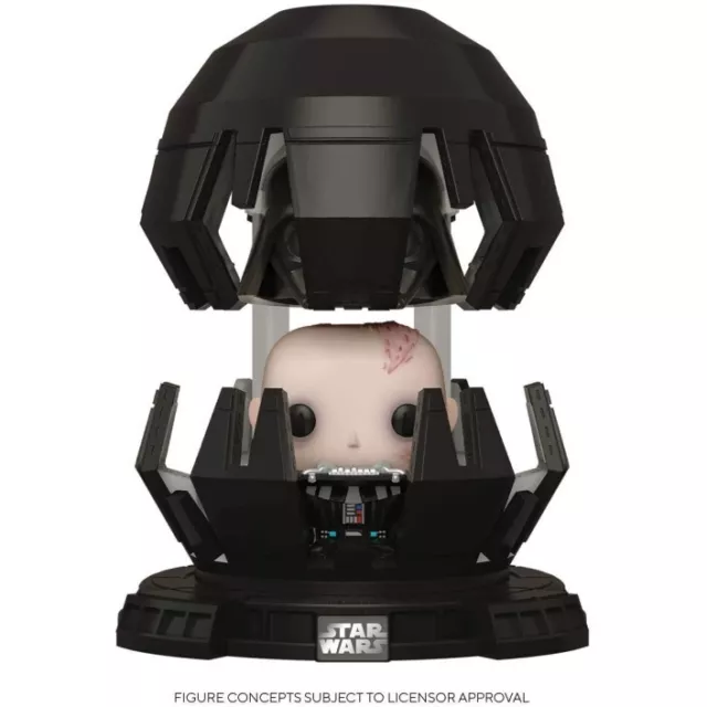 Figura Funko Pop! Star Wars Deluxe Darth Vader en cámara de meditación Modelo 36