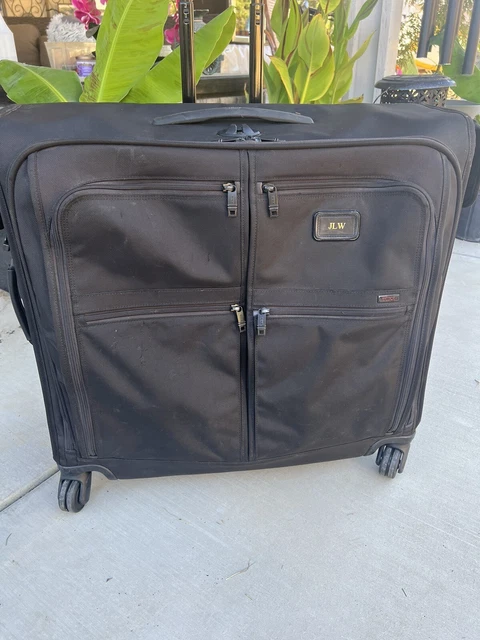 Tumi Alpha Swivel Wheeled Garment Bag~Black Nice Clean Quality Travel Suitcase