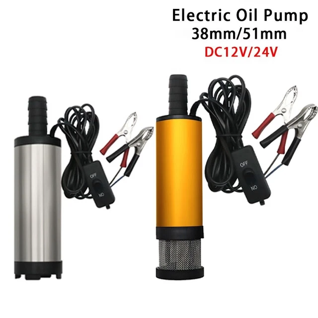 Electric Submersible Diesel Fuel Water Oil Car Camp Transfer Pump 12L-30L/min