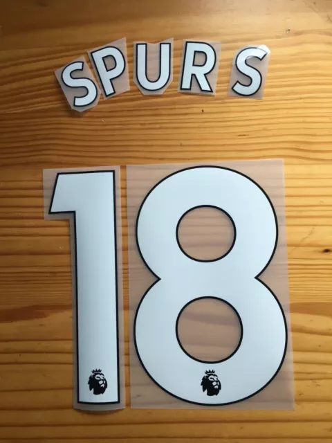 Tottenham SPURS Shirt Name Number  2018-19 white Black Adult PLAYER YOUTH