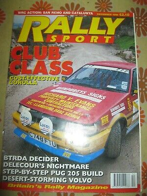Ancienne REVUE RALLY SPORT December 81 Jeep 4x4 Lombard RAC WRC Rallye Magazine 