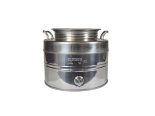 Fusto inox per olio graffato lt.10 1 pezzi Belvivere