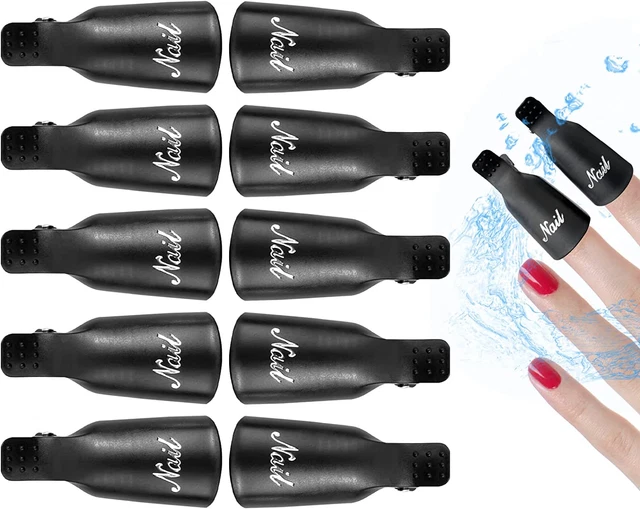 Hanyousheng Nagelclips, Acryl Nagelentferner, 10 Stck. Nagellackentferner Clips,