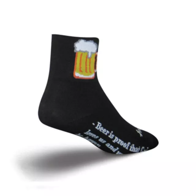 SockGuy Bevy Socken S/M passend für Bier Neuheit Socken schwarz