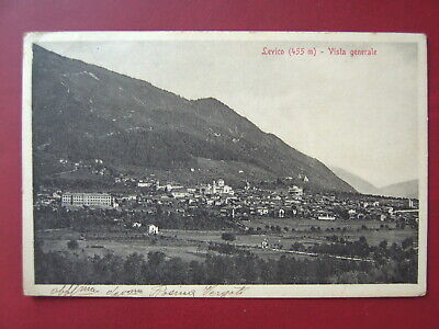 455 MT - VISTA GENERALE VIAGGIATA ANNO 1919 TN TRENTINO ALTO ADIGE : LEVICO 