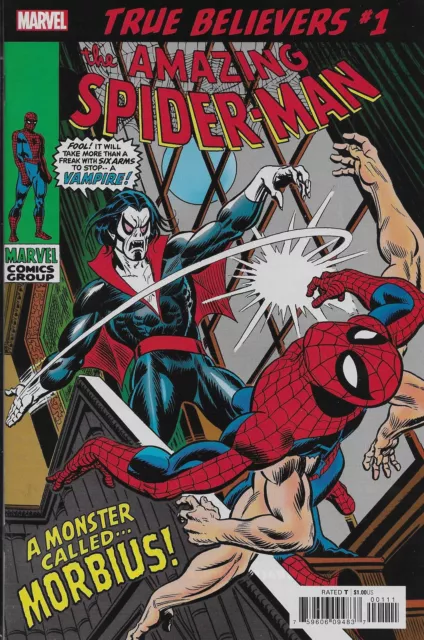 True Believers: Spider-Man-Morbius #1 VF; Marvel | 101 Reprint - we combine ship