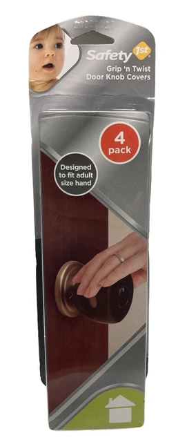 Safety 1st Grip N' Twist Door Knob Covers Decor, 4-Count-Free Ship-Rd Descp:
