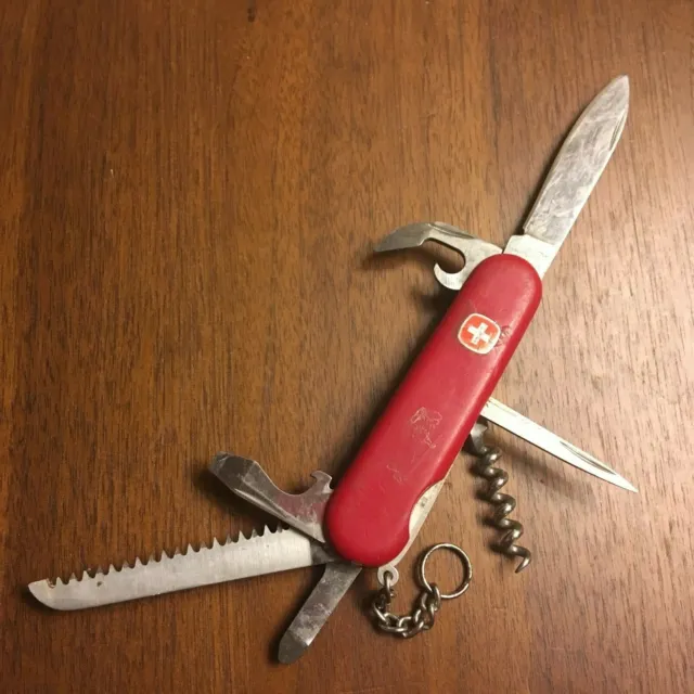 RARE FLAT PHILLIPS Wenger Classic 132 Swiss Army Knife Discontinued Backpacker