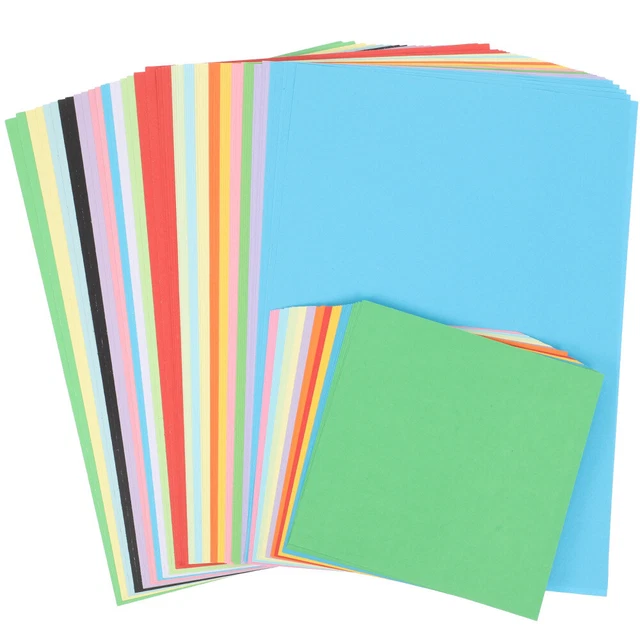 120 Blätter farbige Klapppapierhandwerk machen Papier Kinder einzigartiges