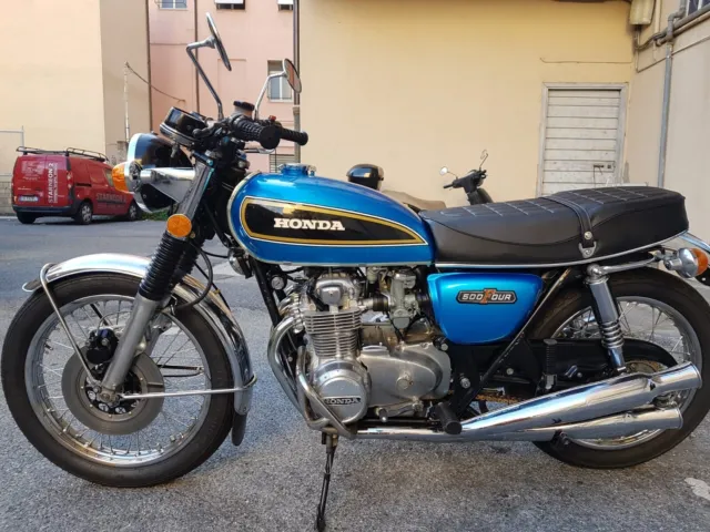 Honda CB 500 Four K1 1976 Moto Originale 27.000 km Blu Iscritta ASI