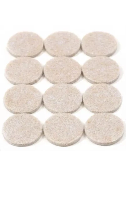1 protector de muebles almohadillas de fieltro pegajosas antideslizantes para mesas de piso de roble pierna de silla