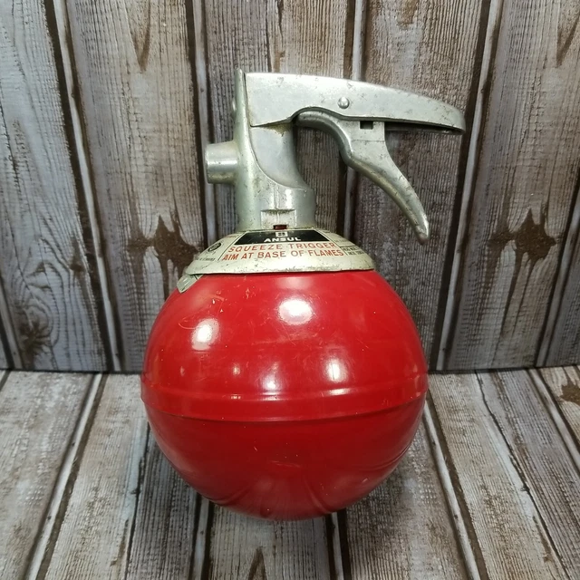 VINTAGE ANSUL DRY Chemical Ball Marine Fire Extinguisher Model C 21/2