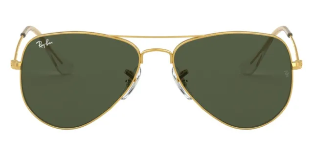 Ray-Ban 0RB3044 Sunglasses Unisex Gold Aviator 52mm New & Authentic