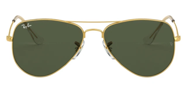 Ray-Ban 0RB3044 Sunglasses Unisex Gold Aviator 52mm New & Authentic Ray-Ban 0RB3044 Sunglasses Unisex Gold Aviator 52mm New & Authentic