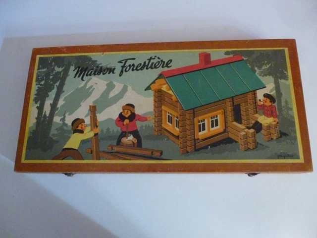 Jouet Vintage Jeujura - La Maison Forestière N°2 - Complet